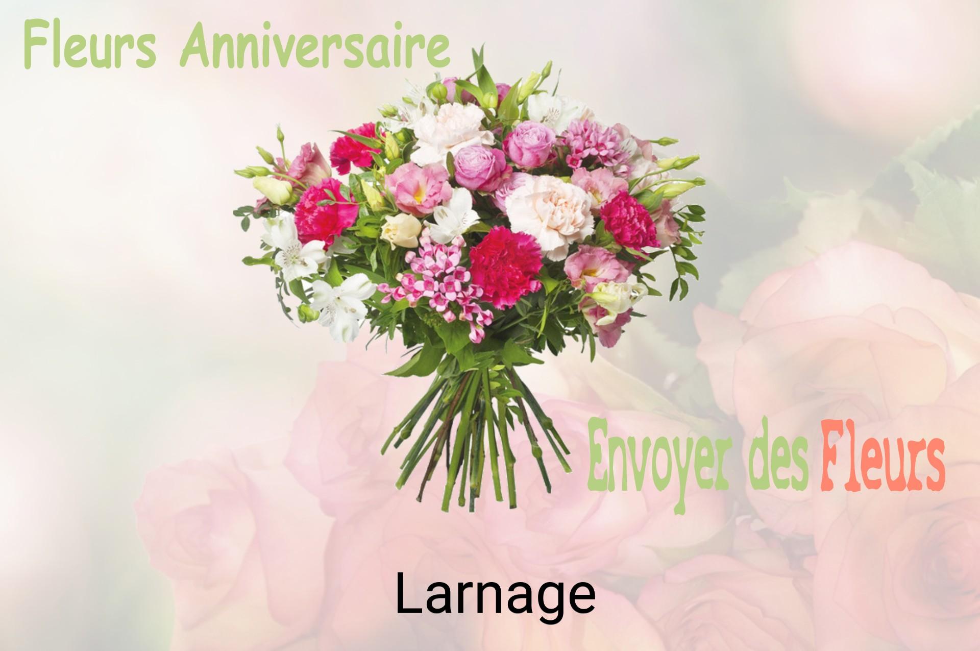 Bouquet de fleurs d’anniversaire livré à Larnage